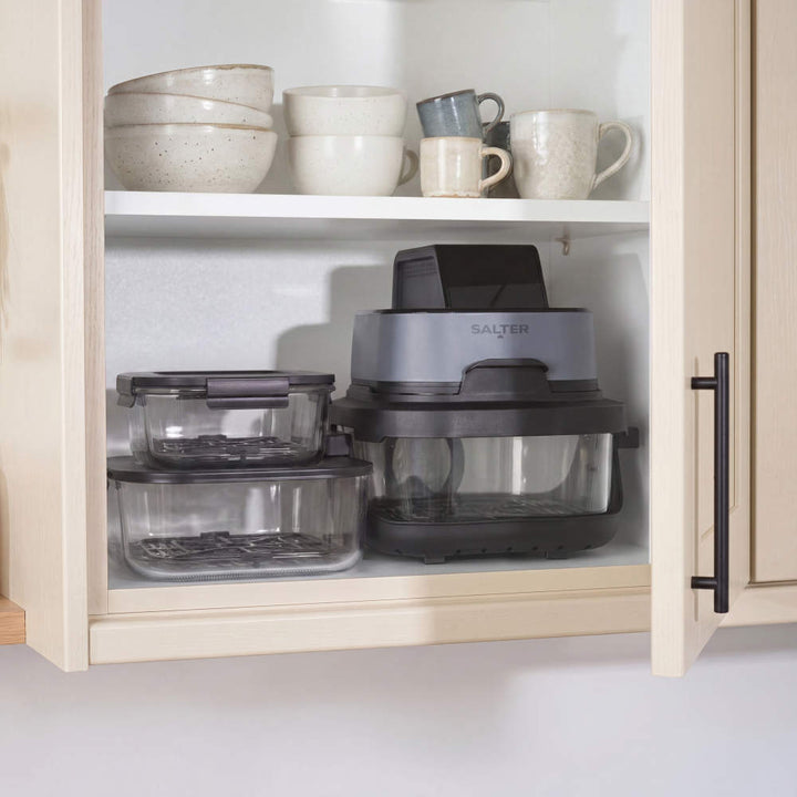 Salter Crisp &amp; Go Family Set Glass Air Fryer Containers