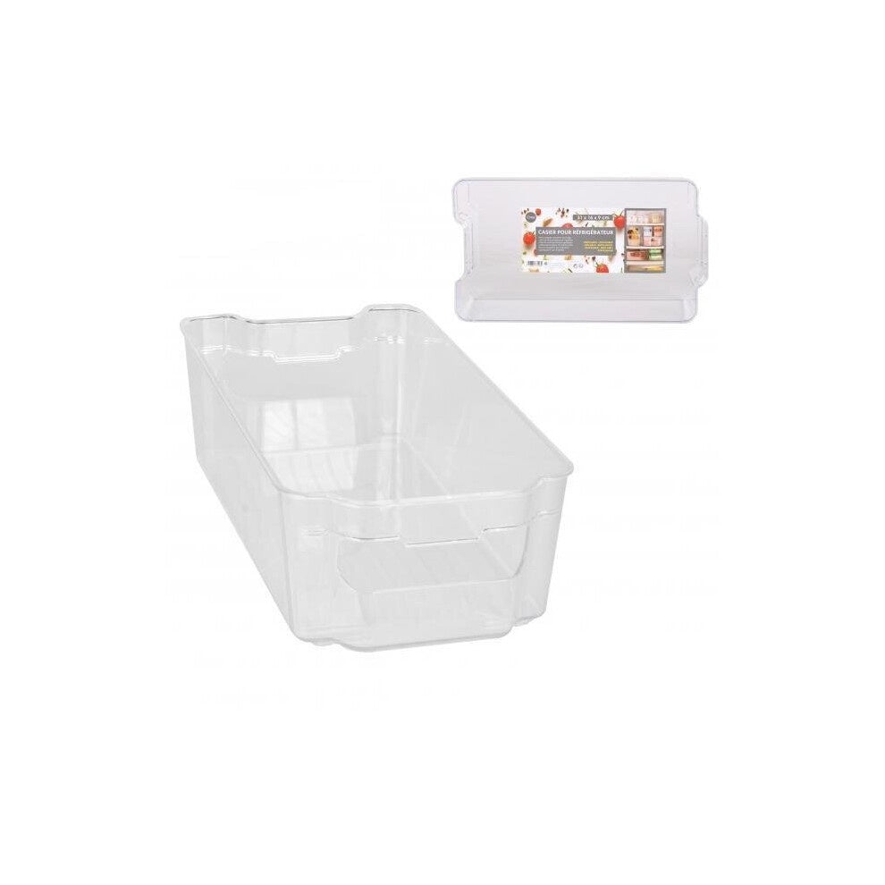 Urban Living Transparent Fridge Organizer Box 31x16x9cm