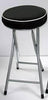Junior Folding Stool Padded Black