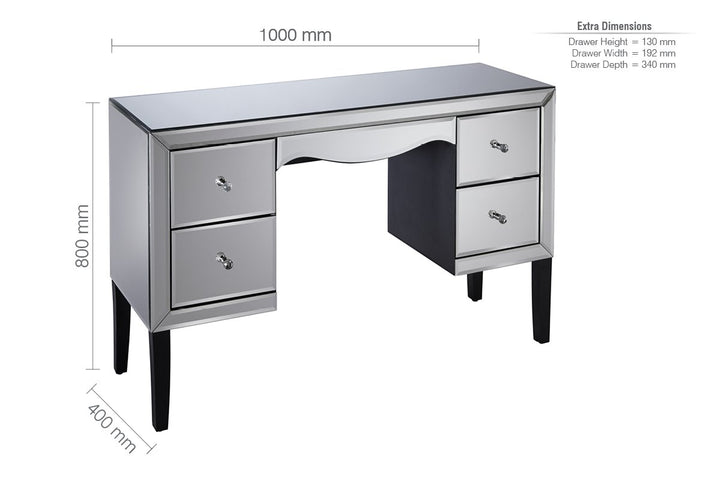 Birlea Palermo 4 Drawer Dressing Table (DHD)