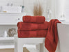 Bliss Pima 650gsm Supersoft Fluffy Cotton Towel Paprika