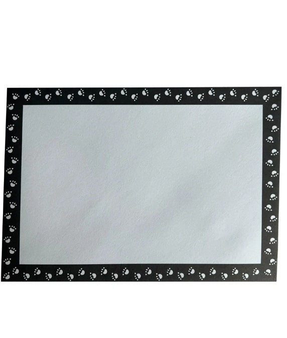Gift Card Envelopes 110mm x 155mm E03 - Paw Prints