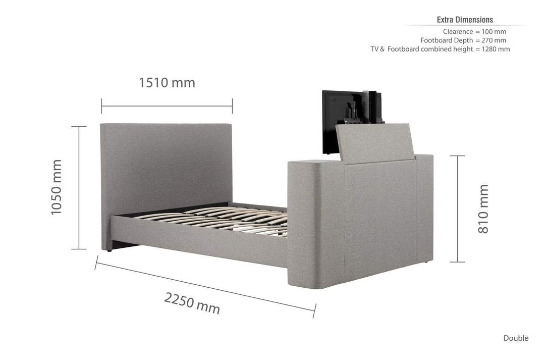 Birlea Plaza TV Bed (Self Assembly) (DHD)