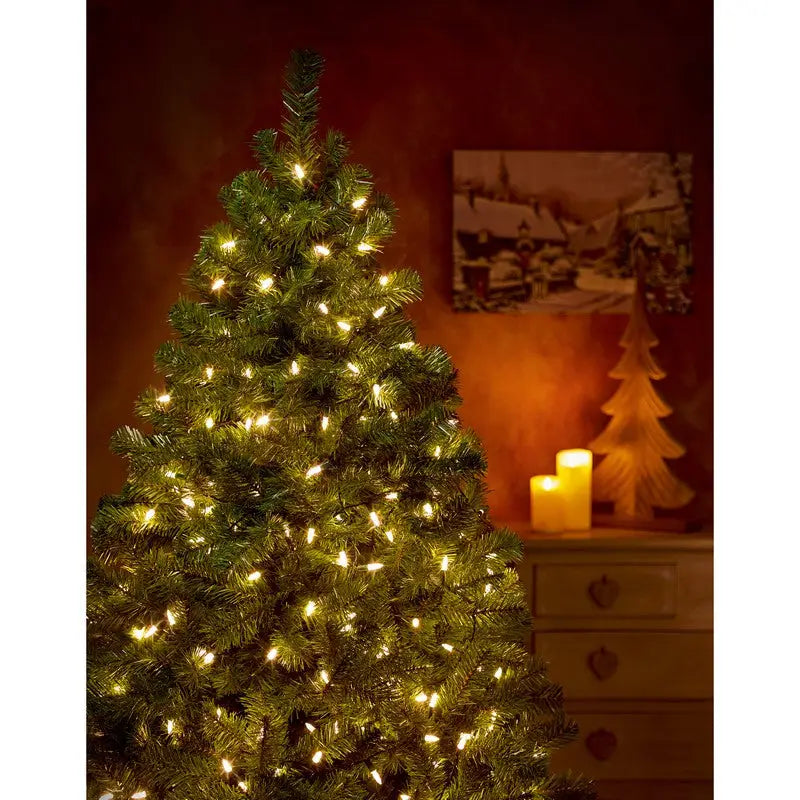 Premier 300 Led Diamond Cut Fairy Lights Warm White 7.5m