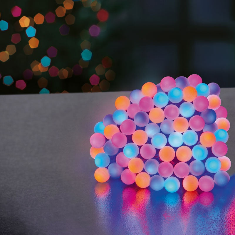 Premier Frosted Cap LED Berry Lights 300s Rainbow
