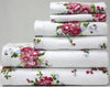 Printed Rose Bath Sheet Towel 400gsm 100 x 150cm