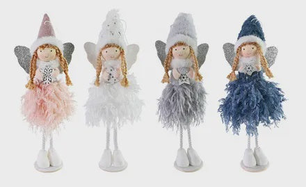 Festive Magic Standing Christmas Fairy 27cm (Assorted)