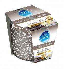 Printed Glass Candle - Vanilla Bean