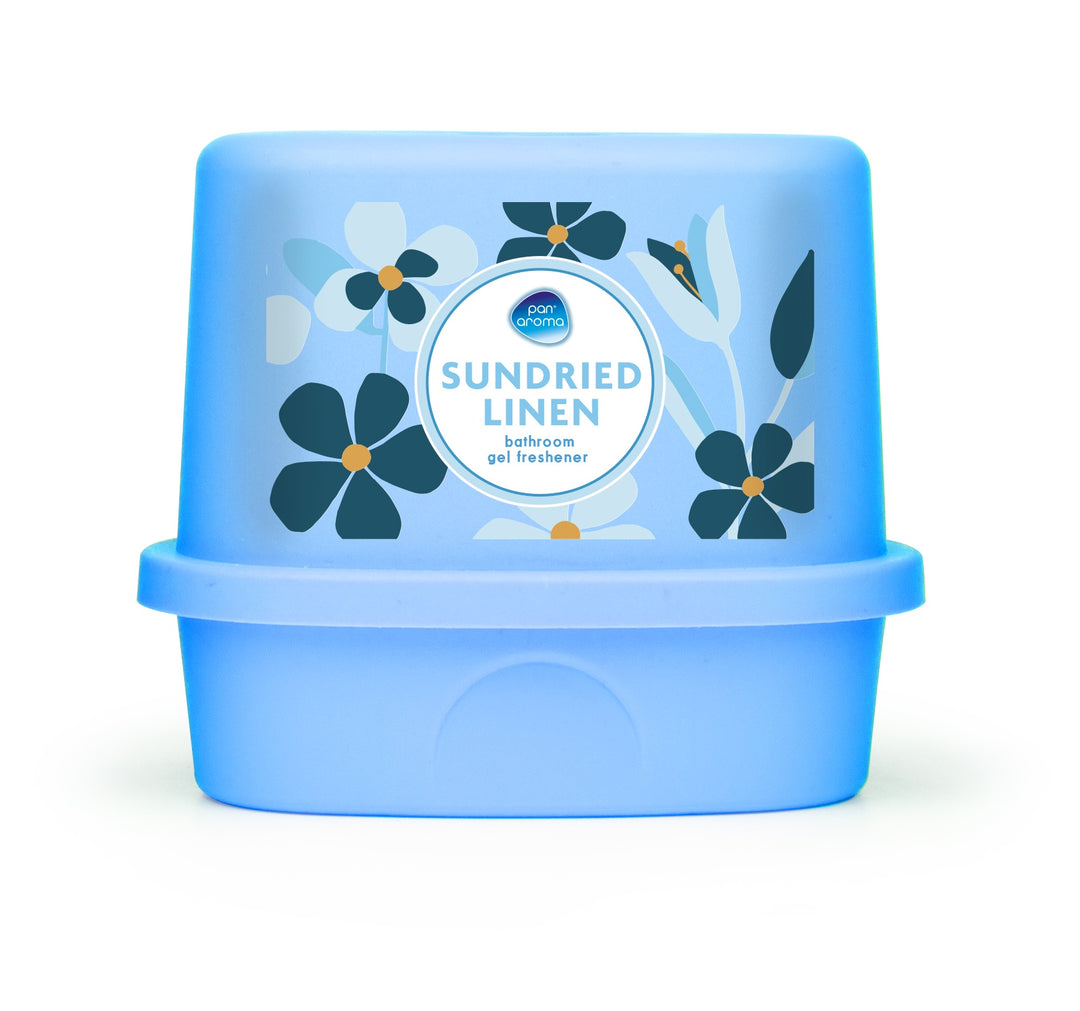Pan Aroma Bathroom Gel Air Freshener 150g - Sundried Linen