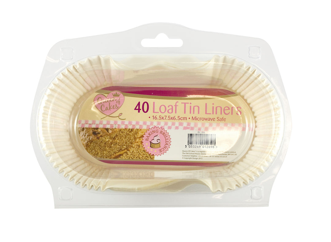 40pk Loaf Tin Liners