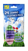 Plas Jumbo Clothes Pegs 24pk