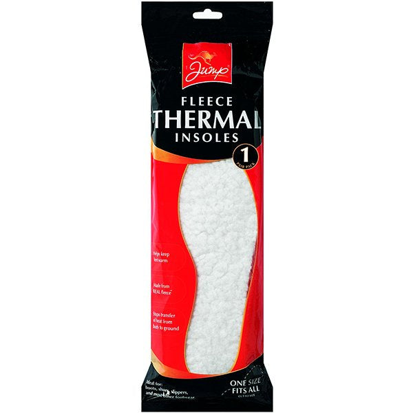 Jump Fleece Thermal Insoles - 1 Pair