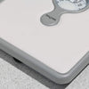 Salter Compact Mechanical Bathroom Scale with Magnifying Lens White