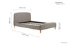 Birlea Quebec Bed (Self Assembly) (DHD)