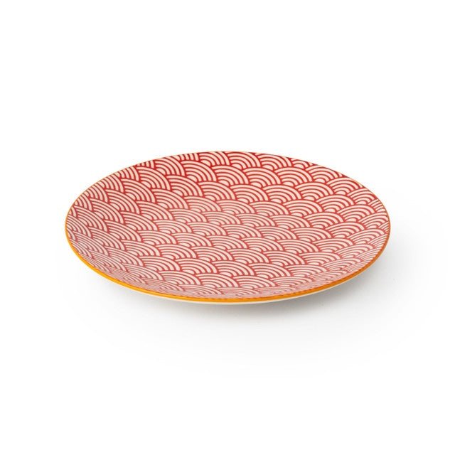 Mikasa Red Arc Stoneware Side Plate, 18cm