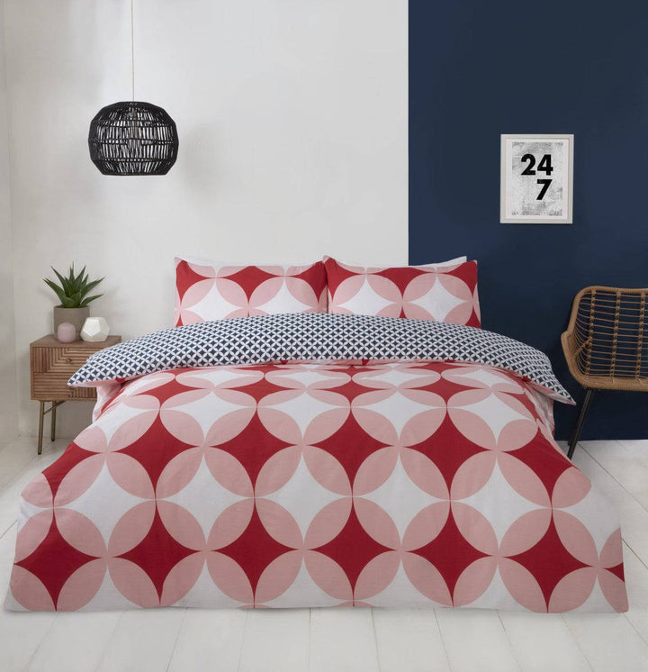 Geo Duvet Cover Set Reversible
