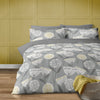 Retro Scandi Duvet Cover Set King Size Grey