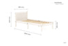 Birlea Rio Bed (Self Assembly) (DHD)