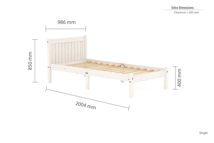 Birlea Rio Bed (Self Assembly) (DHD)