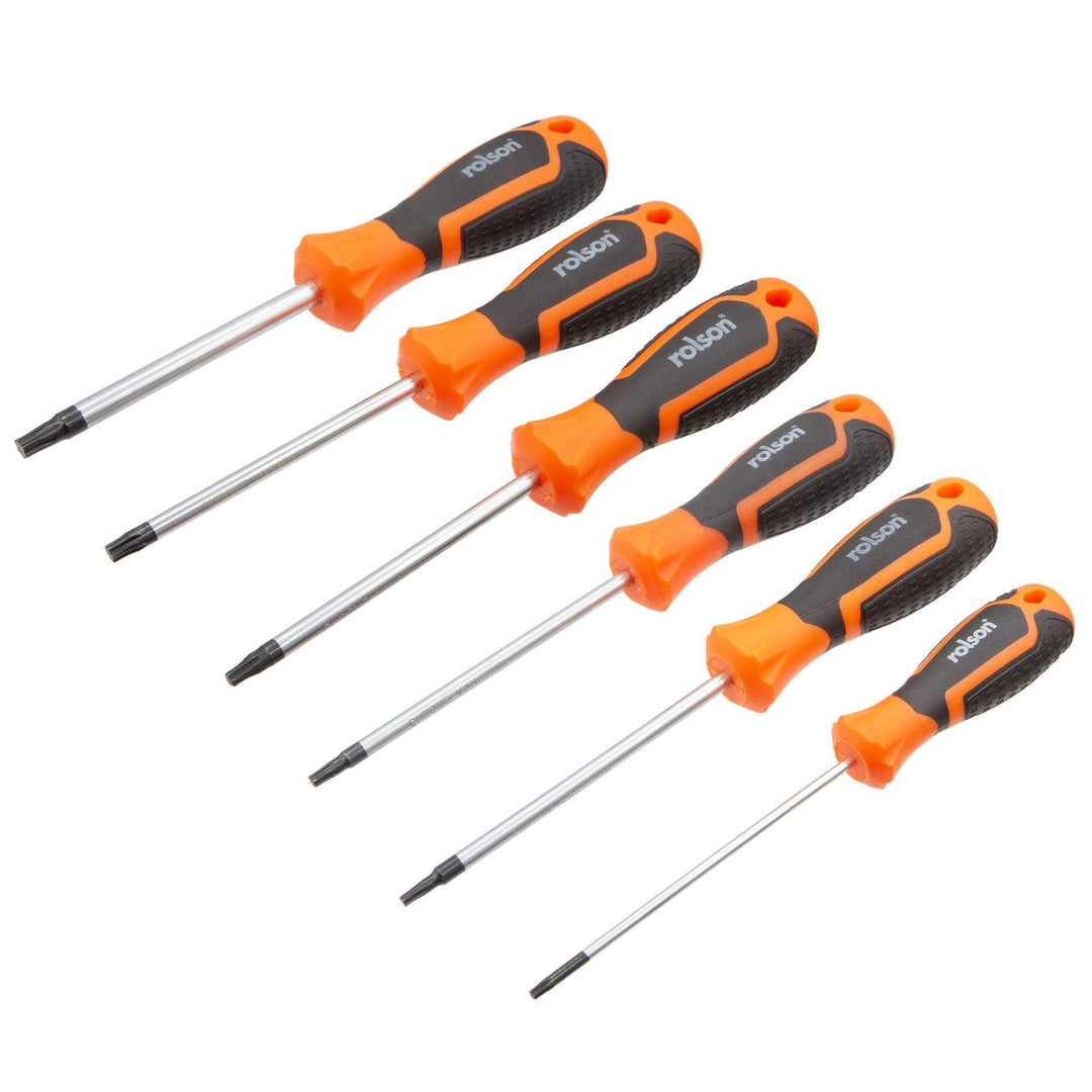 Rolson 6pc Star Screwdriver Set