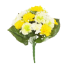 36Cm Carnation Gypsophila Flower Bush Asstd Colour