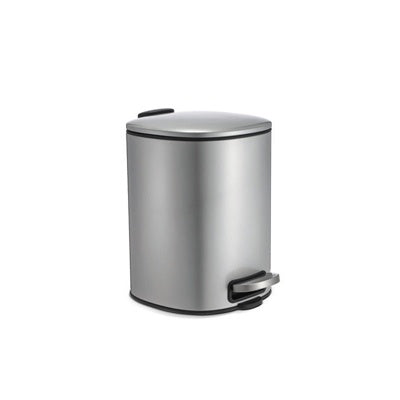 Santorini Silver 3L Pedal Bin