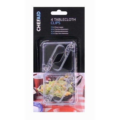 Chef Aid Tablecloth Clips - Pack of 4