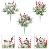 52cm Assorted Character Frosted Foliage Flower Bush