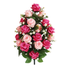 47Cm Pink Rose Gypsophila Flower In Pot