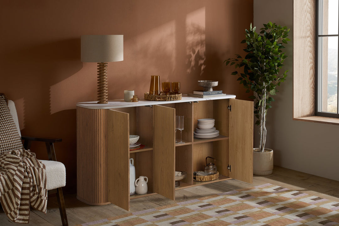 Birlea Russo 3 Door Sideboard (Self Assembly) (DHD)