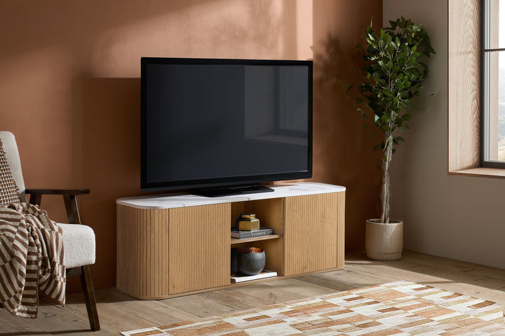 Birlea Russo Large TV Unit (Self Assembly) (DHD)