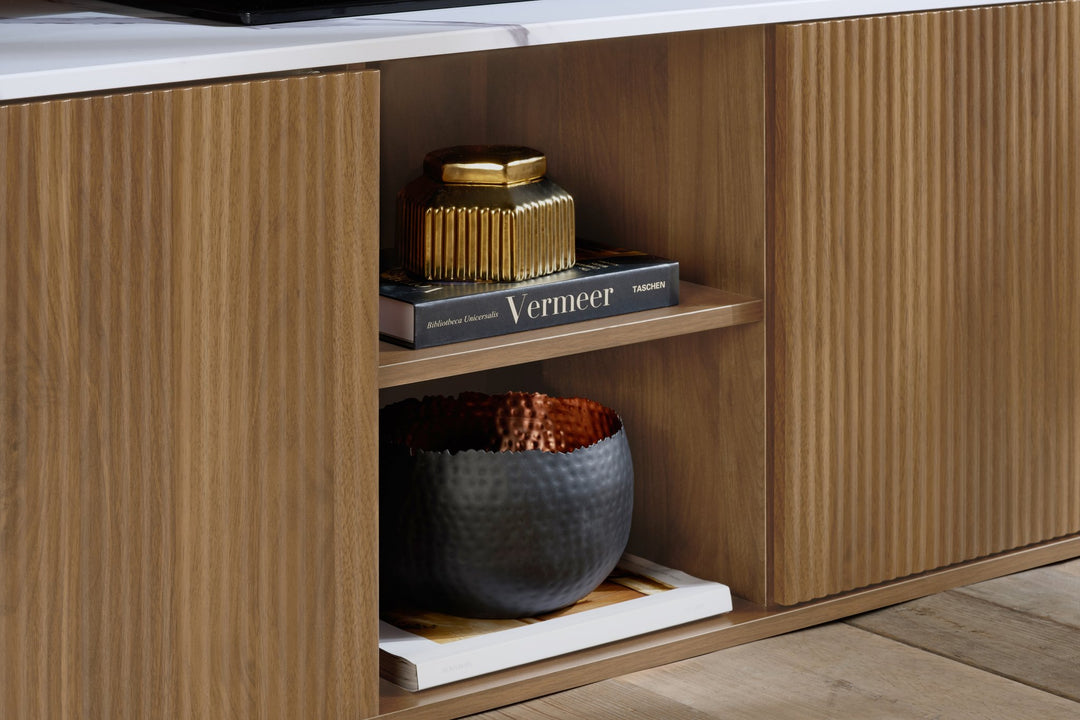 Birlea Russo Large TV Unit (Self Assembly) (DHD)