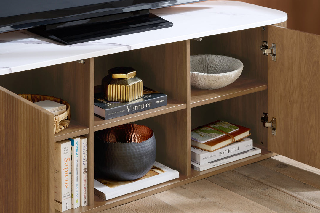 Birlea Russo Large TV Unit (Self Assembly) (DHD)