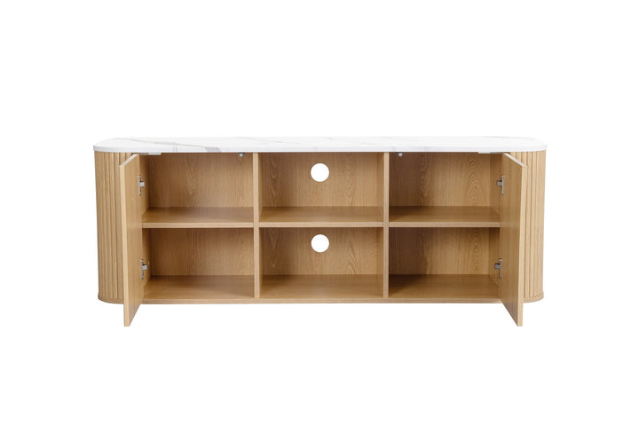 Birlea Russo Large TV Unit (Self Assembly) (DHD)