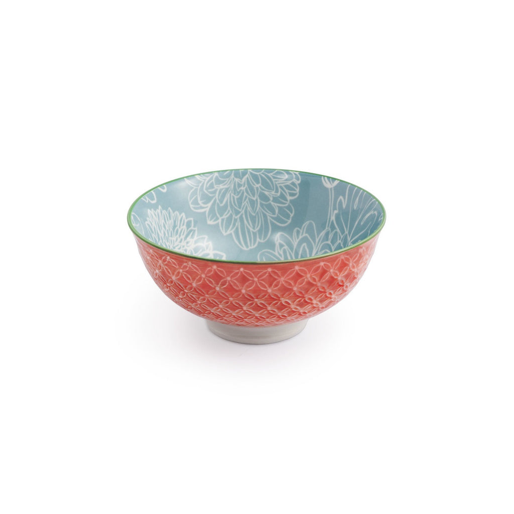 Mikasa Grey Floral Stoneware Nibble Bowl, 12cm