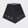 10 Inch Wave Stencil Ceiling & Table Light Shade Black