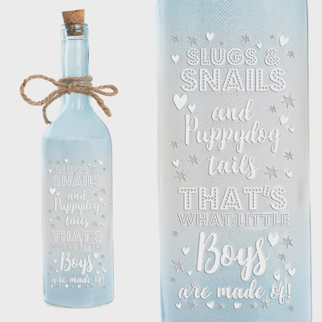 Star Light Battery Light Up Bottle - What Little Boys Made Of
