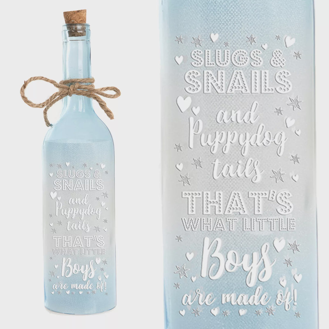 Star Light Battery Light Up Bottle - What Little Boys Made Of
