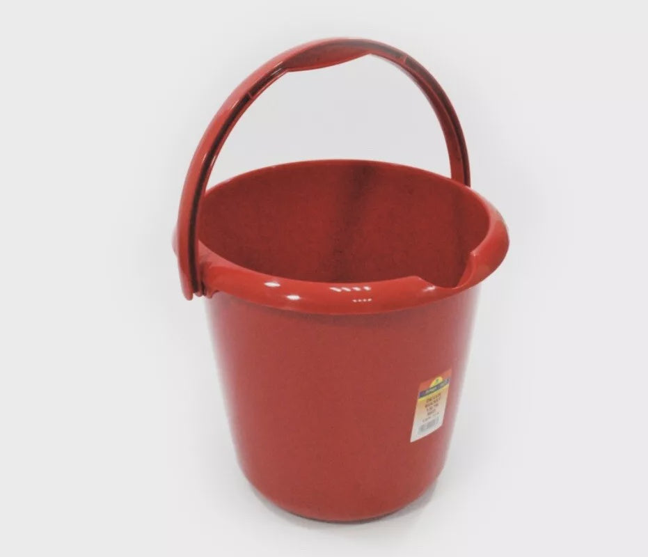 13L Red Bucket with Handle & Spout