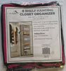 6 Shelf Hanging Closet Organizer