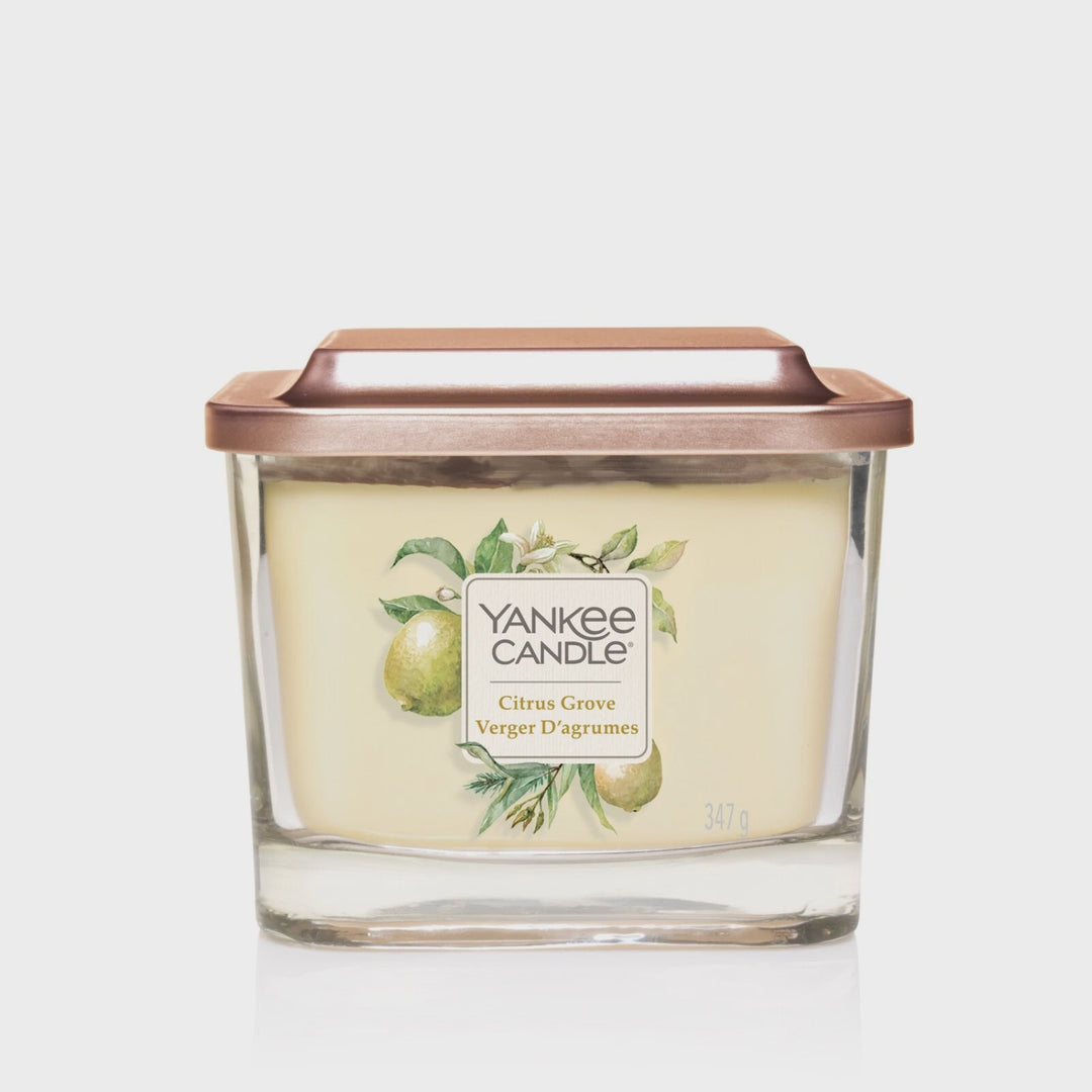 Yankee Elevation 552G Scented Candle In Square Jar Citrus Grove