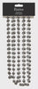 270cm X 1.2cm Bead Garland Silver