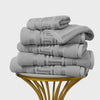 Gaveno Cavaila Towel Bale Set 500 GSM 8 Piece Towel Set Grey