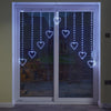Heart Curtain Lights - Cool White LV