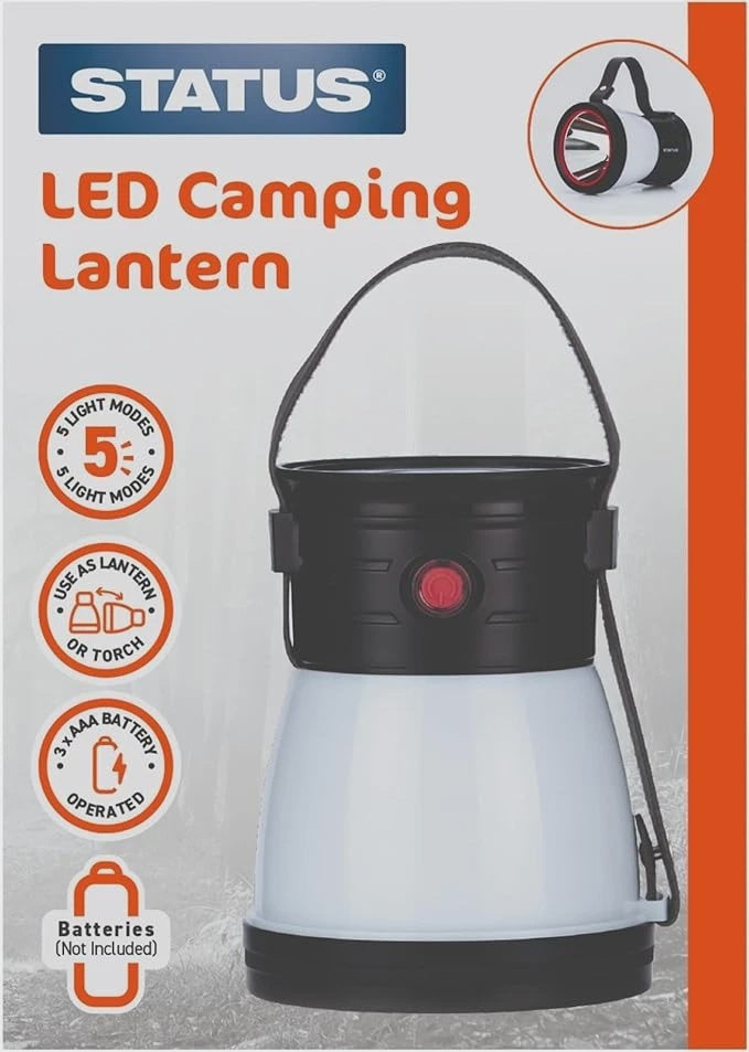 LED Camping Lantern Torch Multipurpose Battery Operated Carry Strap