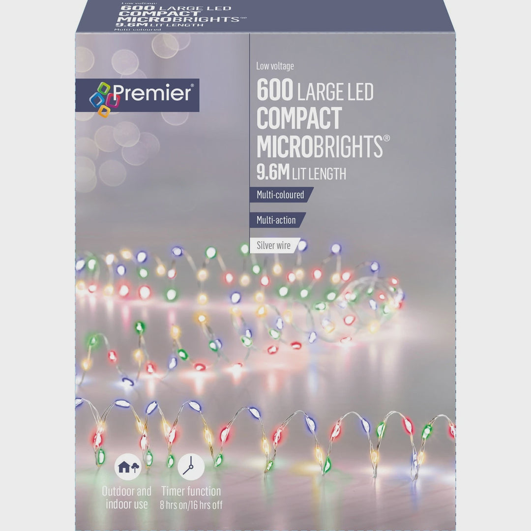 Premier 600 LED Multi Action Compact MicroBright with Timer and Multi LEDs