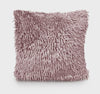 Luxury Shaggy Chenille Woven Cushion Cover Blush Pink 43 x 43cm 17 x 17in