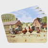 Lesser & Pavey Set of 4 Placemats Cockerel & Hen