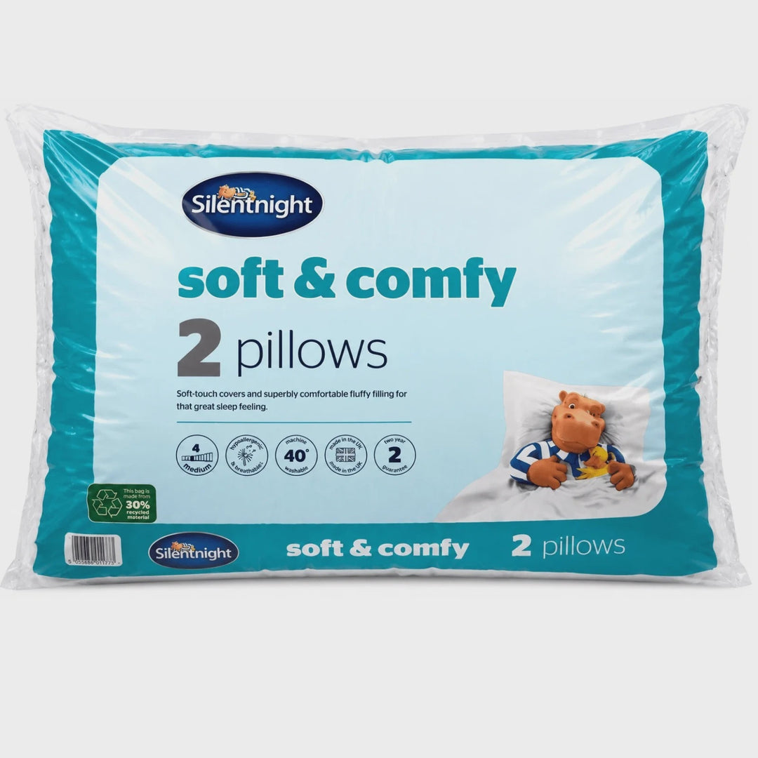 Silentnight Soft &amp; Comfy Pair of Pillows