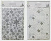 Plastic Xmas Table Cover 130x180cm Silver